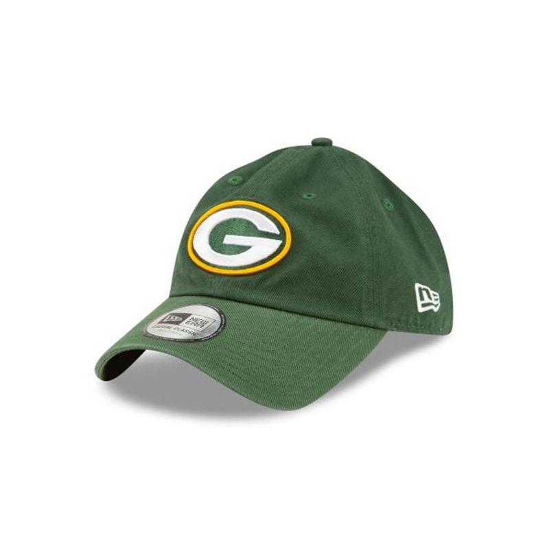 NFL Green Bay Packers Casual Classic Adjustable (TXP3389) - Green New Era Caps